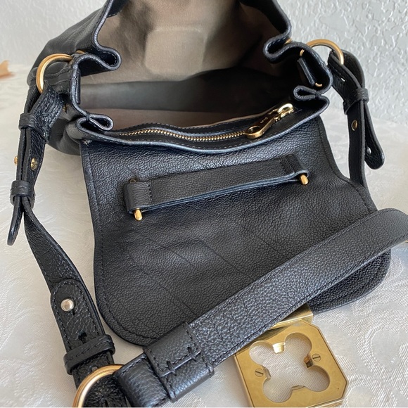 Chloe black leather Elsie flap 2 way bag - Picture 6 of 15